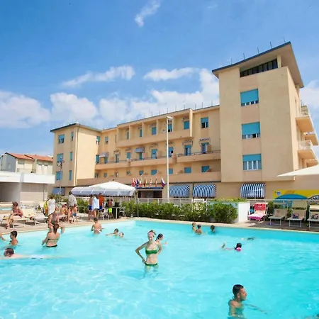 Isa-family With Balcony And Side Sea View In With Swimming Pool In Marina Di Cecina, Just 10 Meters From The Sea Hotel
